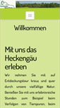 Mobile Screenshot of heckengaeu-naturfuehrer.de